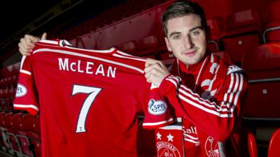 Aberdeen forward Kenny McLean