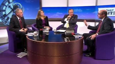 Vernon Coaker, Penny Mordaunt, Andrew Neil and Nick Robinson