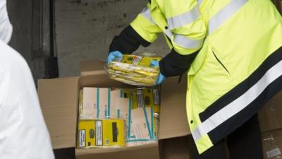 Customs officials seize counterfeit tobacco