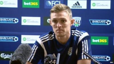 West Bromwich Albion midfielder Darren Fletcher