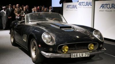 The rare Ferrari sports car