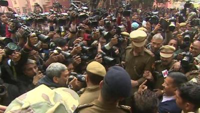 Media swam around Arvind Kejriwal