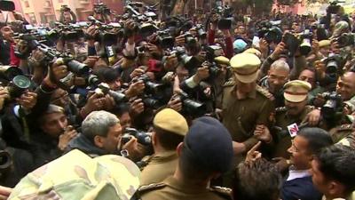 Media swam around Arvind Kejriwal