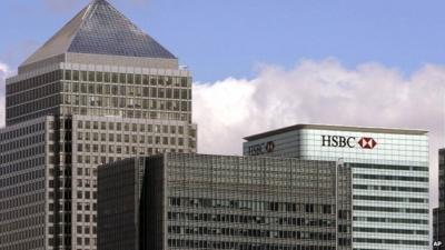 HSBC in the Docklands, London