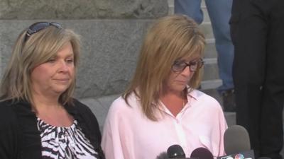 Terri Crippes (left) and Lori Lyon, the aunts of Kayla Mueller