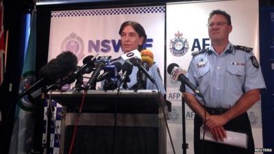 New South Wales police news conference