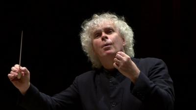 Sir Simon Rattle, one of the world's most eminent conductors