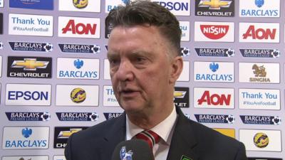 Manchester United manager Louis van Gaal