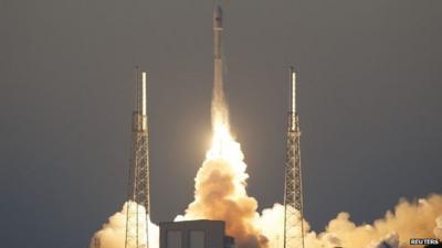 Falcon 9 rocket launches from Cape Canaveral Air Force Station