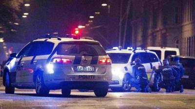 Police at scene of synagogue shooting