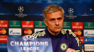 Chelsea manager Jose Mourinho