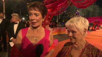 Celia Imrie and Dame Judi Dench