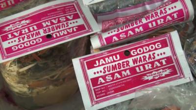 Jamu labels