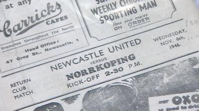 Newcastle United memorabilia from John Alder's collection