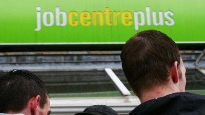 People outside Job Centre Plus