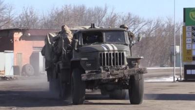 Troops near Artemivsk