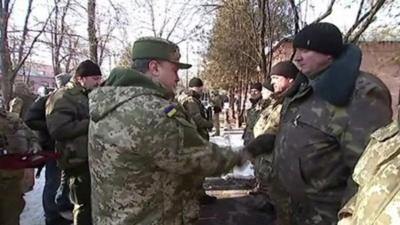 Ukraine troops