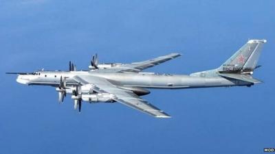 A Russian Tu-95 Bear 'H' aircraft