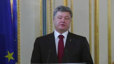 Ukraine president Petro Poroshenko