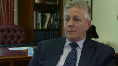 DUP leader Peter Robinson had said his party's lawyers would be in touch with the broadcasters