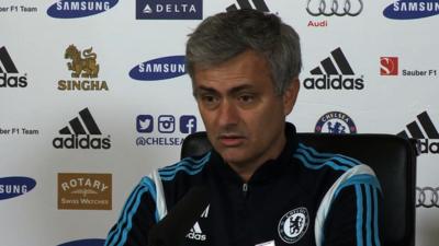 Chelsea manager Jose Mourinho says the club "feel ashamed" after a video showed fans preventing a black man from boarding a Paris train, but says he "refuses to be connected" with those involved