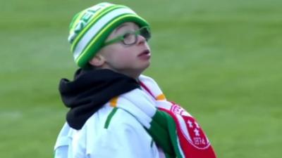 Celtic fan Jay Beatty wins the Scottish Professional Football League Goal of the Month Award for January with a half-time penalty at Hamilton