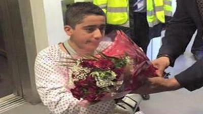 Ahmad Nawaz at the Queen Elizabeth Hospital in Birmingham