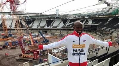 Double Olympic champion Mo Farah