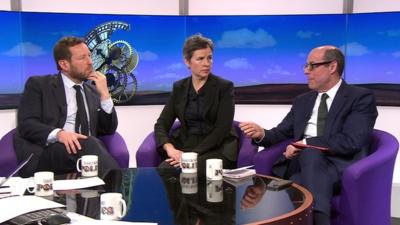 Ed Vaizey Mary Creagh and Nick Robinson