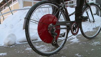 A bicycle with a Copenhagen Wheel