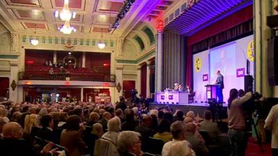 Mark Reckless MP addressing UKIP spring conference, Margate