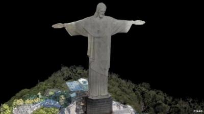 3D model of Christ the Redeemer statue