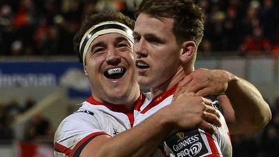 Ulster beat the Scarlets 25-20