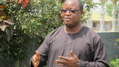 Sierra Leone's vice-president, Samuel Sam-Sumana - 1 March 2015