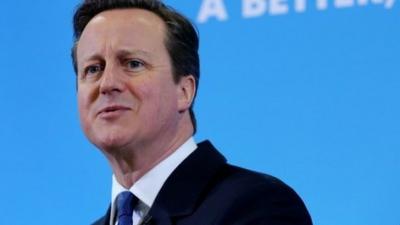 David Cameron at a campaign event in Colchester on 2 March