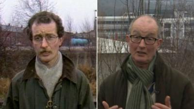 Richard Wells 30 years ago and now