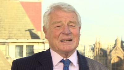 Paddy Ashdown in a BBC interview