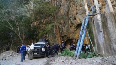 Entrance to cave