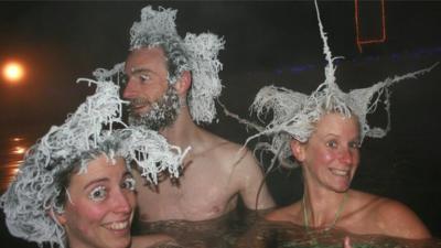 Hair freezing competition