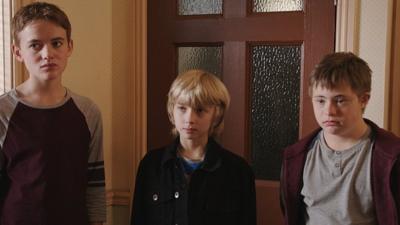 Still from The Dumping Ground with Ryan, Harry and Finn