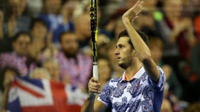 Davis Cup 2015: Great Britain's James Ward beats John Isner