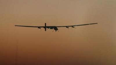 The Solar Impulse 2 on a test flight