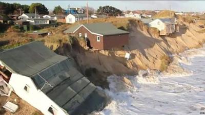 Homes can slip into the sea if coastlines crumble