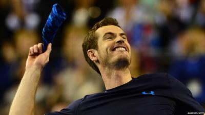 Andy Murray beat John Isner at the Davis Cup