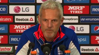 England coach Peter Moores