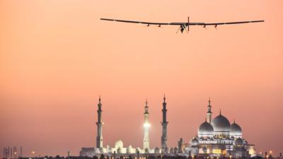 Solar Impulse 2 in Abu Dhabi