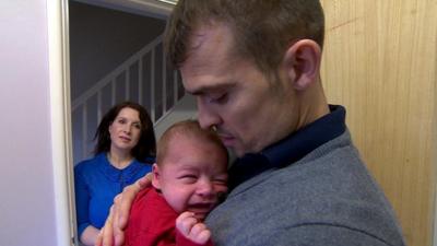 Chris Graham with his family