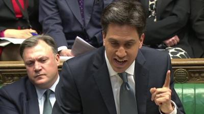 Ed Miliband at PMQs