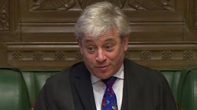 John Bercow at PMQs