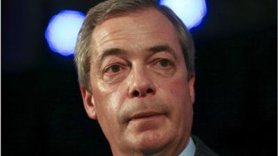 UKIP leader Nigel Farage